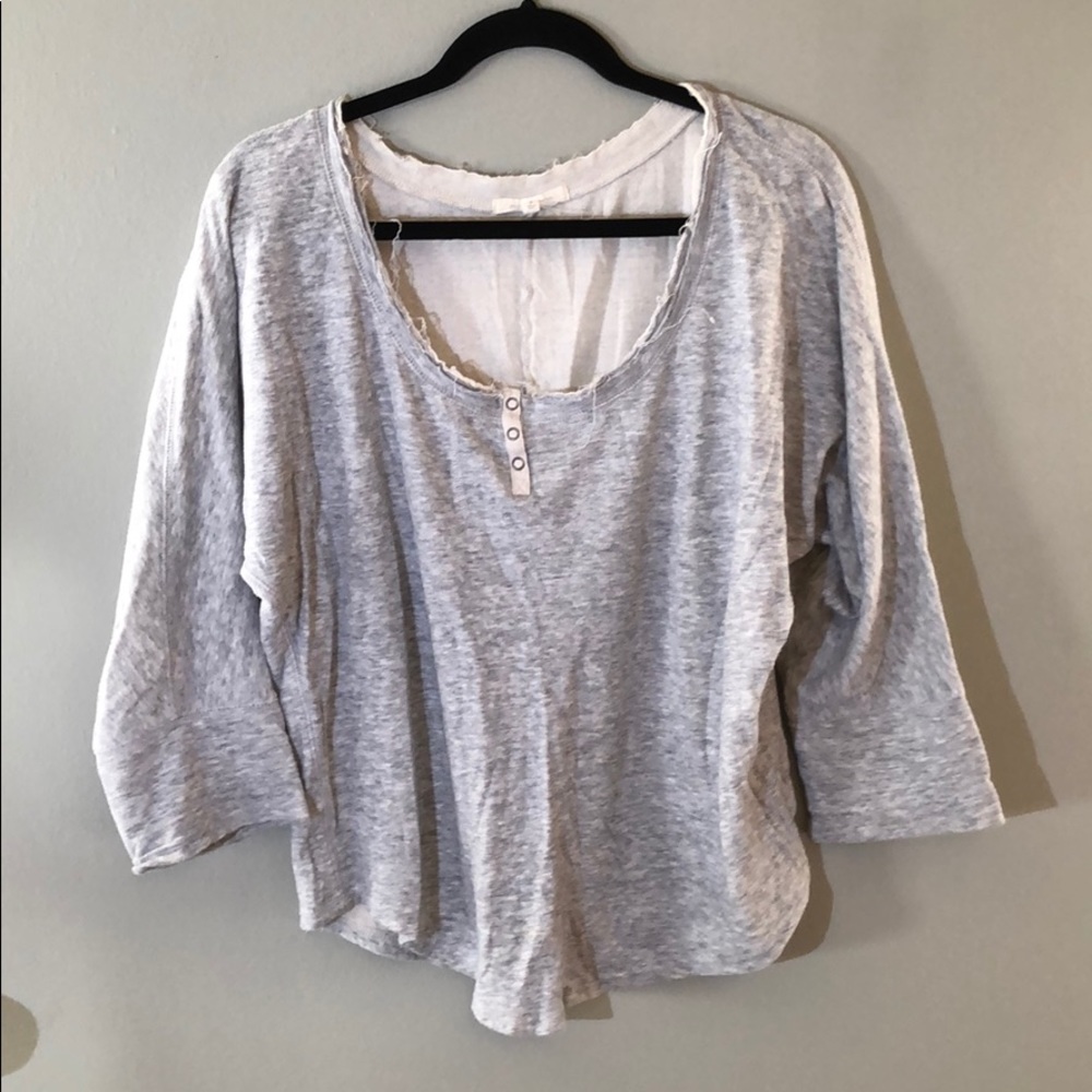 Anthropologie lightweight lounge sweatshirt